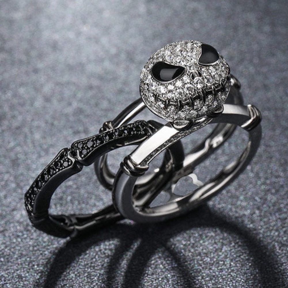 Jack Skellington Interchangeable Ring Set